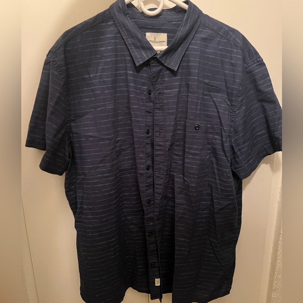 American Eagle short Sleeve Button Down Shirt XXL